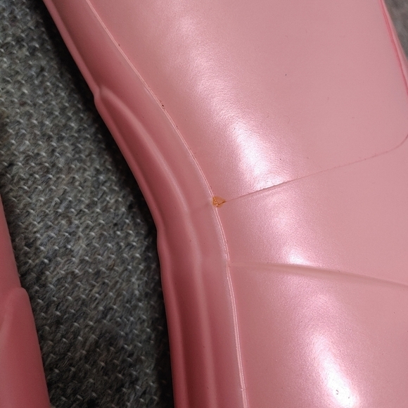 PAJAR Axara metallic pink rubber boots 7-7.5 - Picture 3 of 11